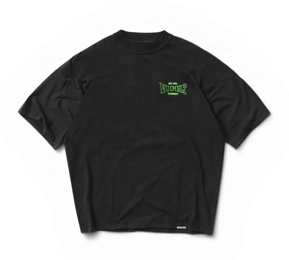 Represent x The Viper Room Glow T-Shirt - Vintage Black