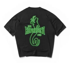 Represent x The Viper Room Glow T-Shirt - Vintage Black