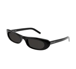 Saint Laurent Eyewear Oval Frame Sunglasses - Black