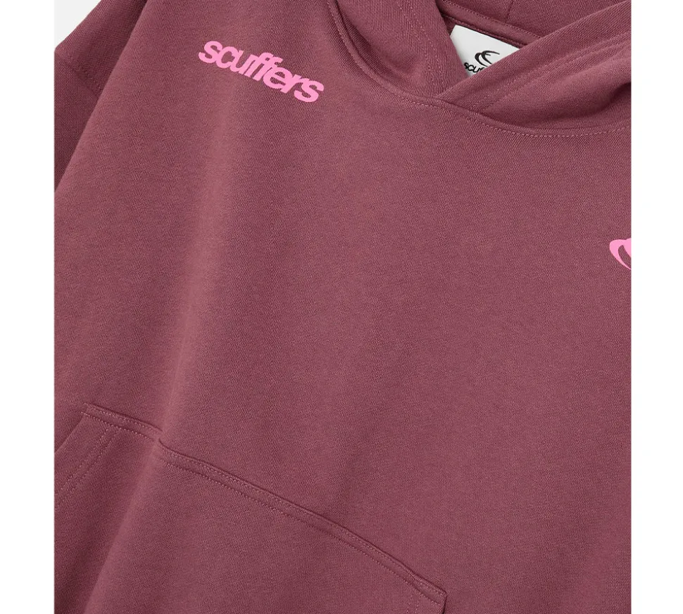 Scuffers Motor Studios Hoodie - Burgundy