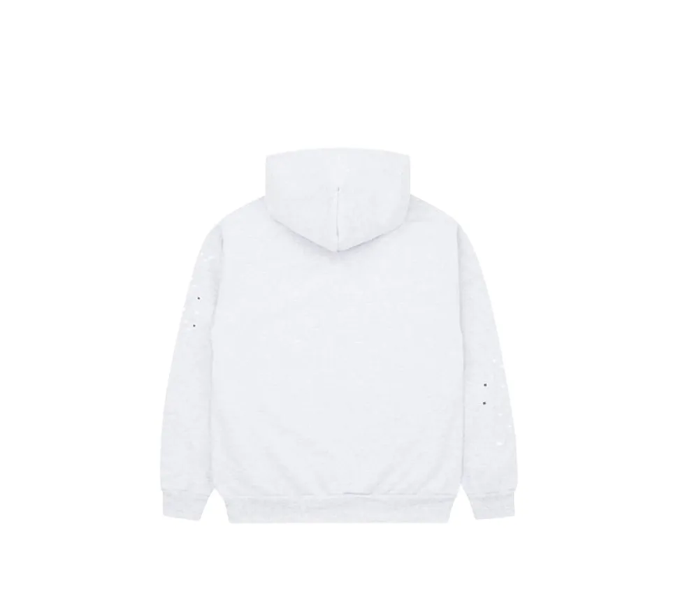 Sp5der OG Web Hoodie - Heather Grey
