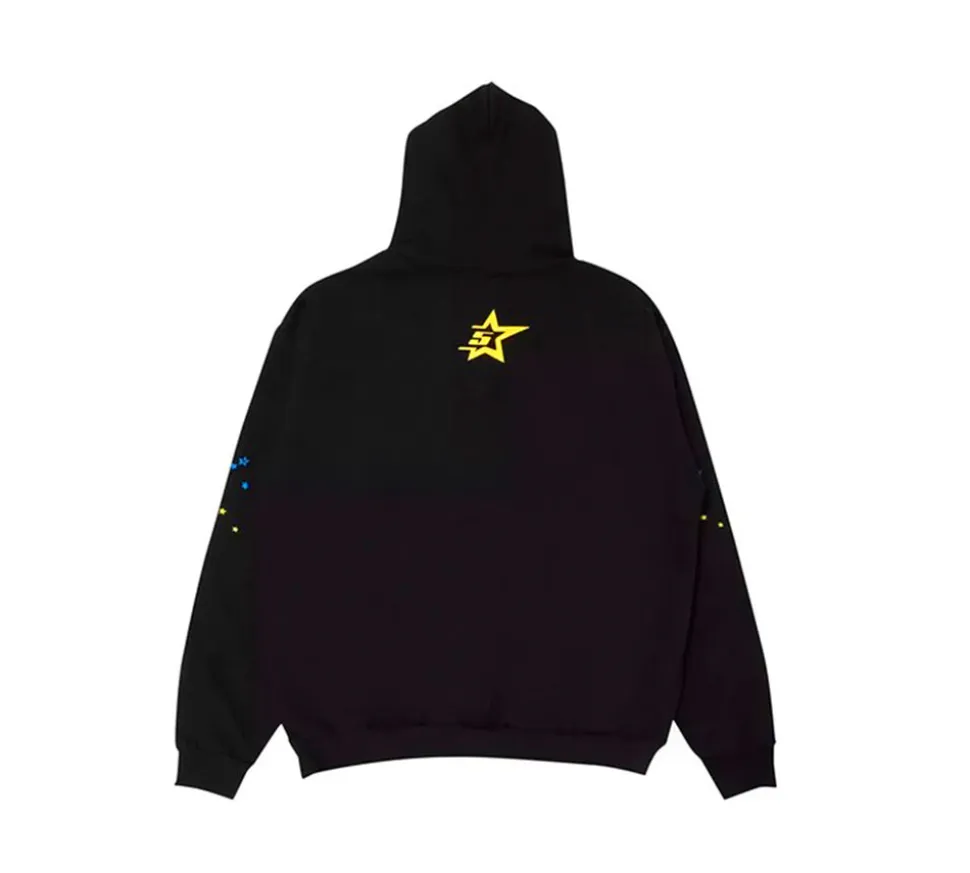 Sp5der p*nk Hoodie - Black