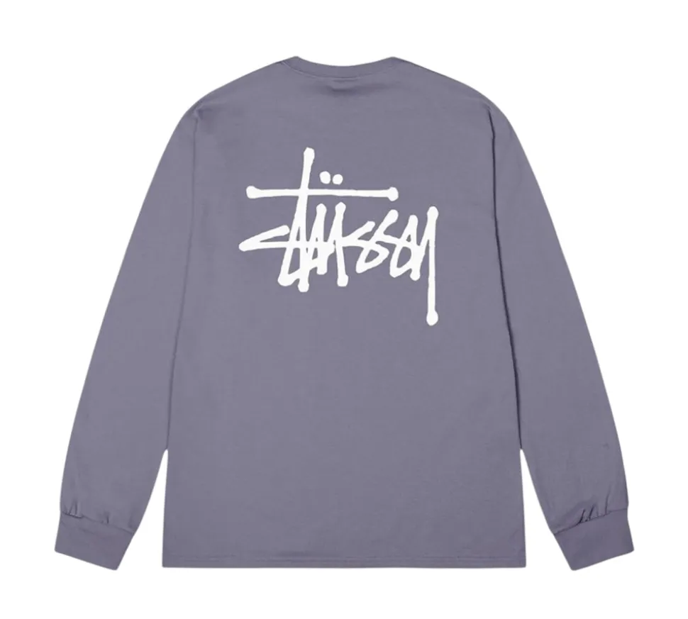 Stüssy Basic Long Sleeve - Mauve