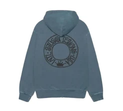 Stüssy Buana Pig. Dyed Zip Hoodie - Navy