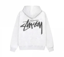 Stüssy Dizzy Stock Hoodie - Ash Heather