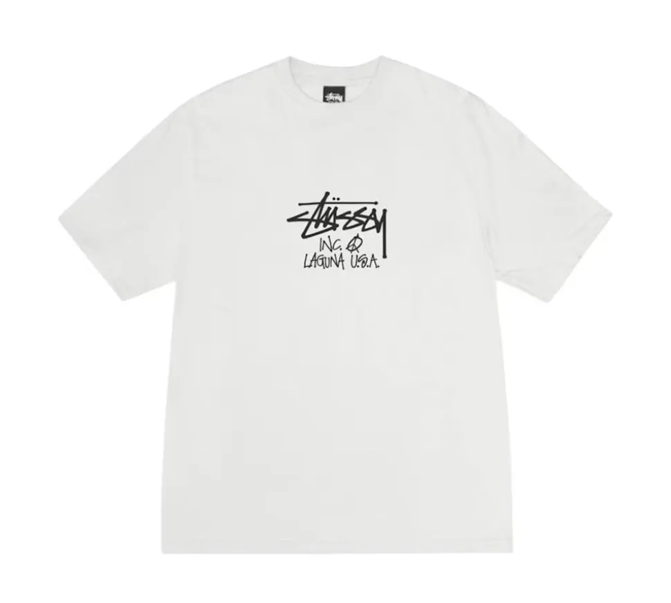 Stüssy Laguna USA Pigment Dyed T-shirt - Natural