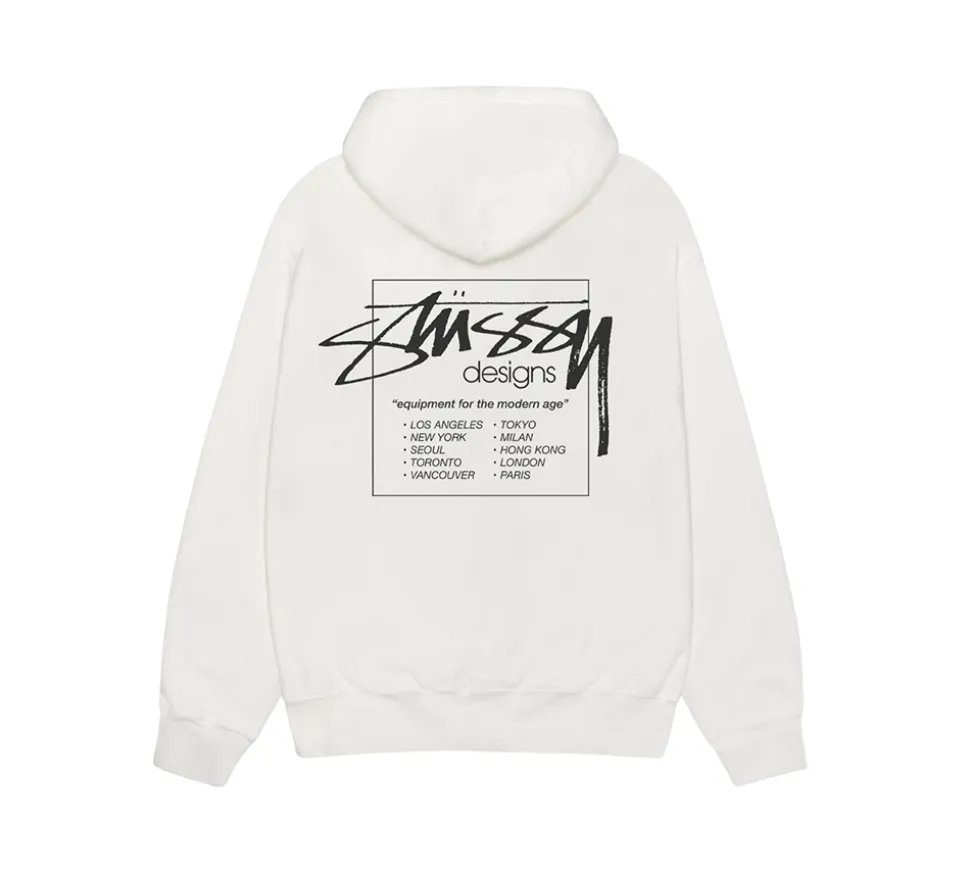 Stüssy Modern Age Pigment Dyed Hoodie - Natural