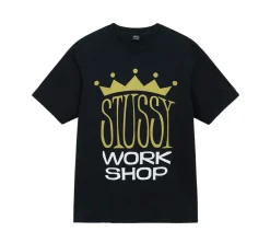 Stüssy Our Legacy King Size Pigment Dyed T-shirt - Black