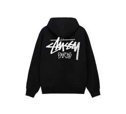 Stüssy Paris Hoodie - Black