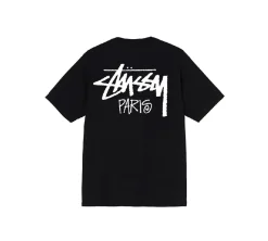 Stüssy Stock Paris T-shirt - Black