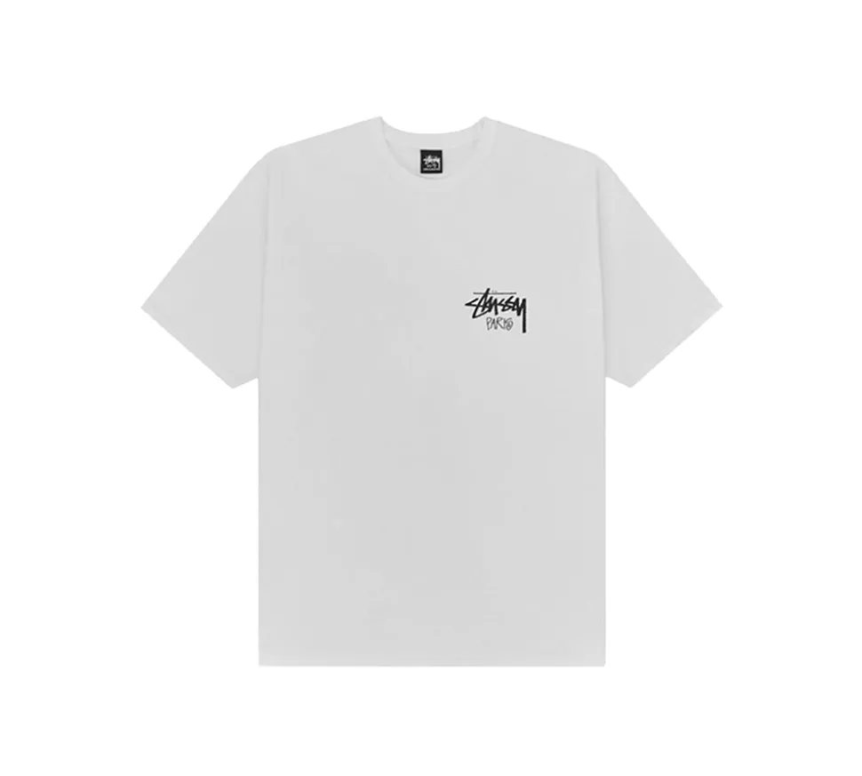 Stüssy Stock Paris T-shirt - White