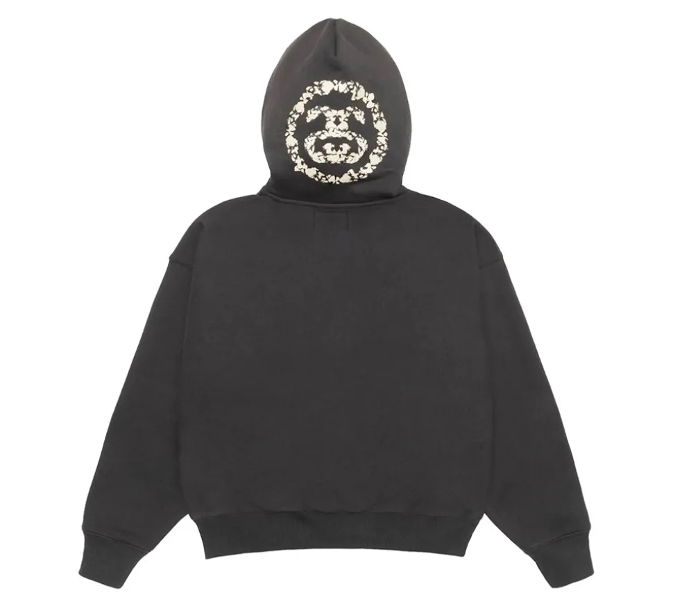 Stüssy x Denim Tears Graphic Hoodie - Black