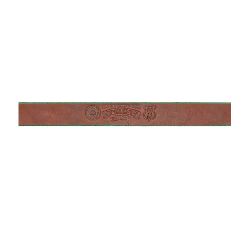 Stüssy x Denim Tears Needle Point Belt - Brown