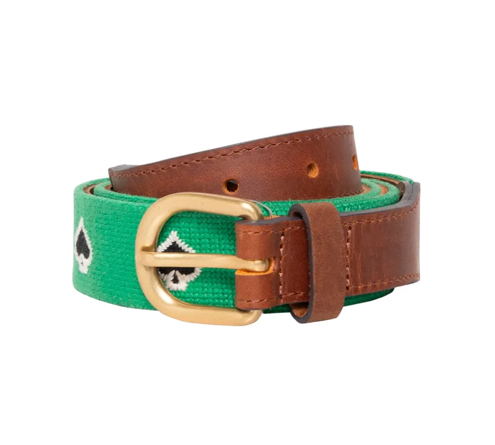 Stüssy x Denim Tears Needle Point Belt - Brown
