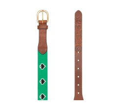Stüssy x Denim Tears Needle Point Belt - Brown