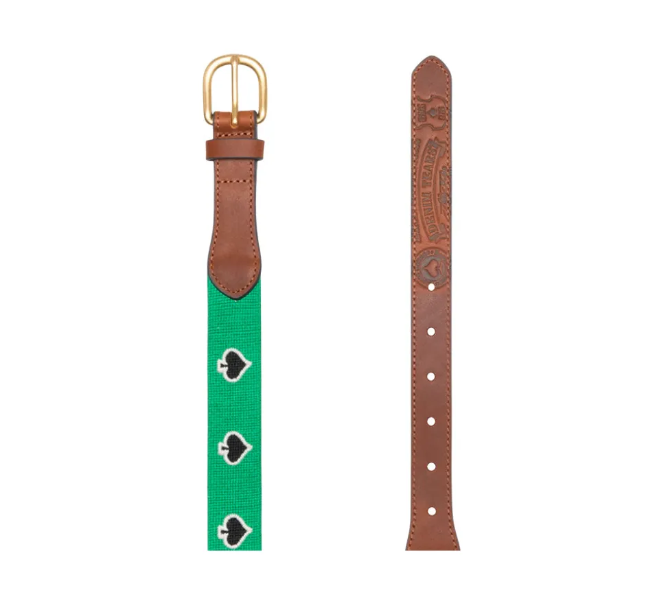 Stüssy x Denim Tears Needle Point Belt - Brown
