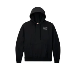 Stussy x Nike Stone Washed Fleece Set - Black (Hoodie + Sweatpants)