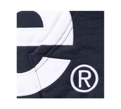 Supreme Big Logo Zip Up Hooded Sweatshirt - Navy