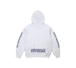 Supreme Collegiate Sleeve Hooded Sweatshirt - Ash Grey