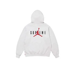 Supreme Jordan Hooded Sweatshirt (FW24) - Ash Grey