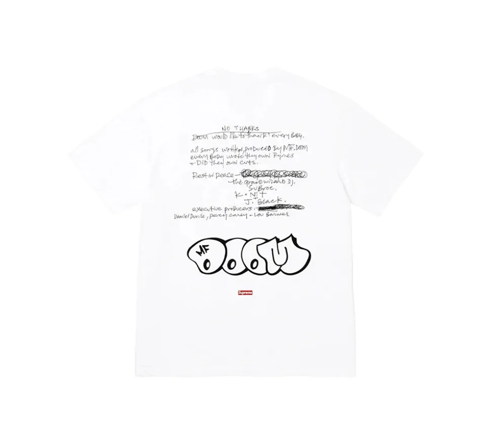Supreme MF DOOM T-shirt - White