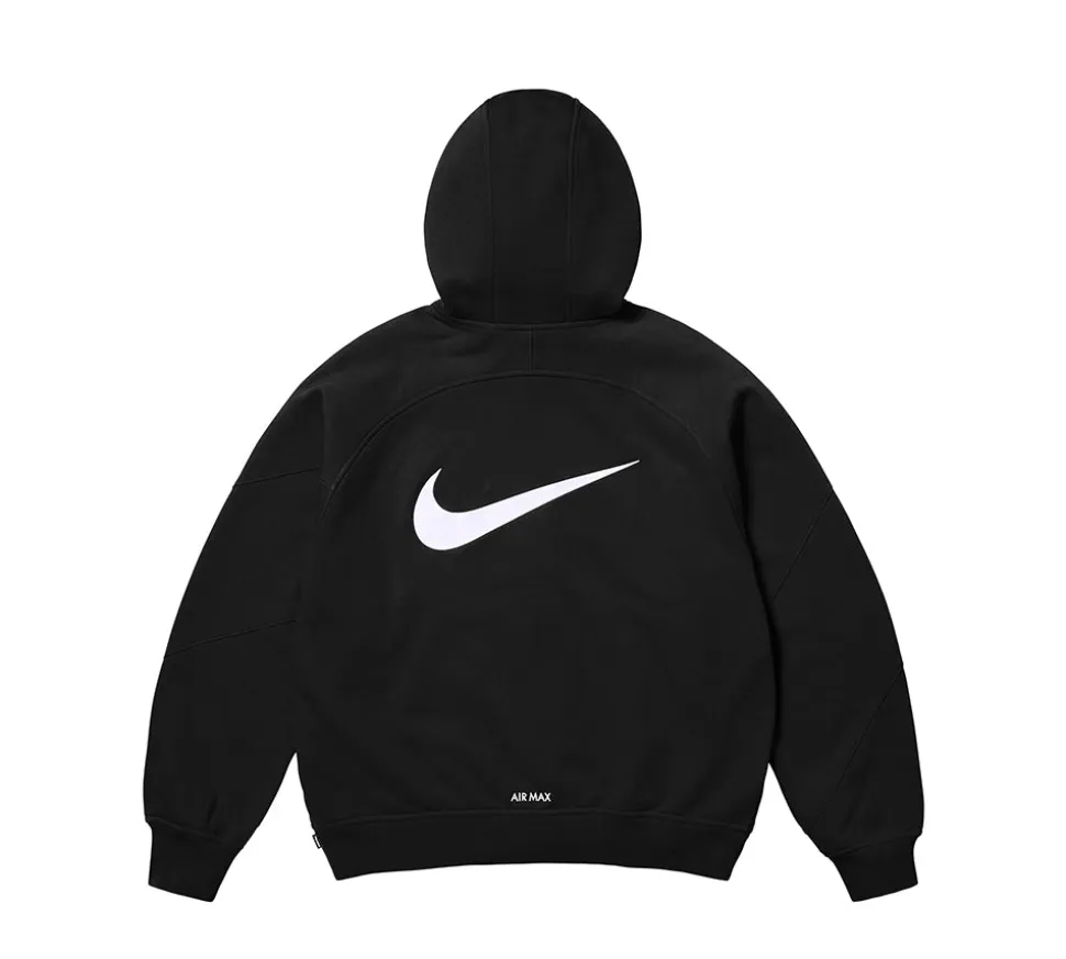 Supreme Nike Zip Up Hooded Sweatshirt - Black