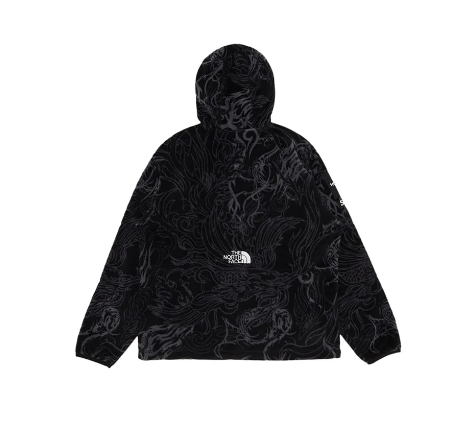Supreme The North Face - Steep Tech Fleece Pullover Black Dragon