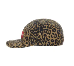 Supreme Washed Chino Twill Camp Cap (FW23) - Leopard