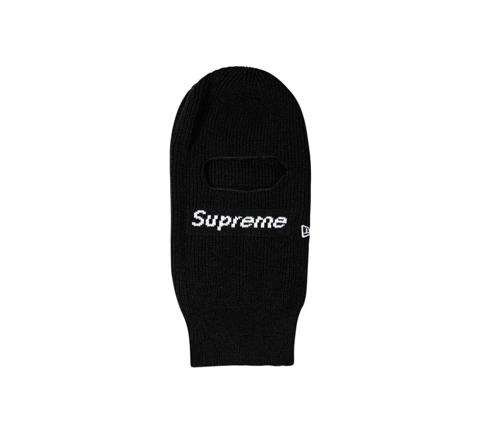 Supreme x New Era Box Logo balaclava - black