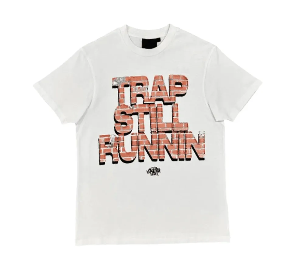 Syna World 'Trap Still Runnin' T-shirt - White