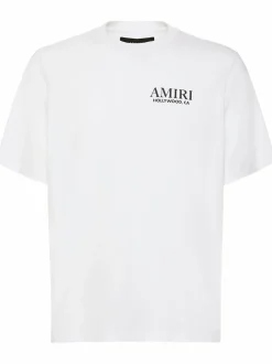 T-Shirt AMIRI Bones Stacked Cotton - White