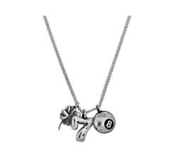 TwoJeys &&™ Casino Necklace - 925 Sterling Silver