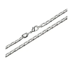 TwoJeys &&™ Cuban Chain - 12 microns silver plated
