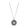 TwoJeys &&™ Endlessly Sun Necklace - 925 Silver Chain w/ 12 Microns Silver Plated