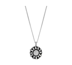 TwoJeys &&™ Endlessly Sun Necklace - 925 Silver Chain w/ 12 Microns Silver Plated