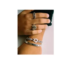 TwoJeys &&™ Hope Bracelet - Handcrafted piece w/ 12 microns Silver bath
