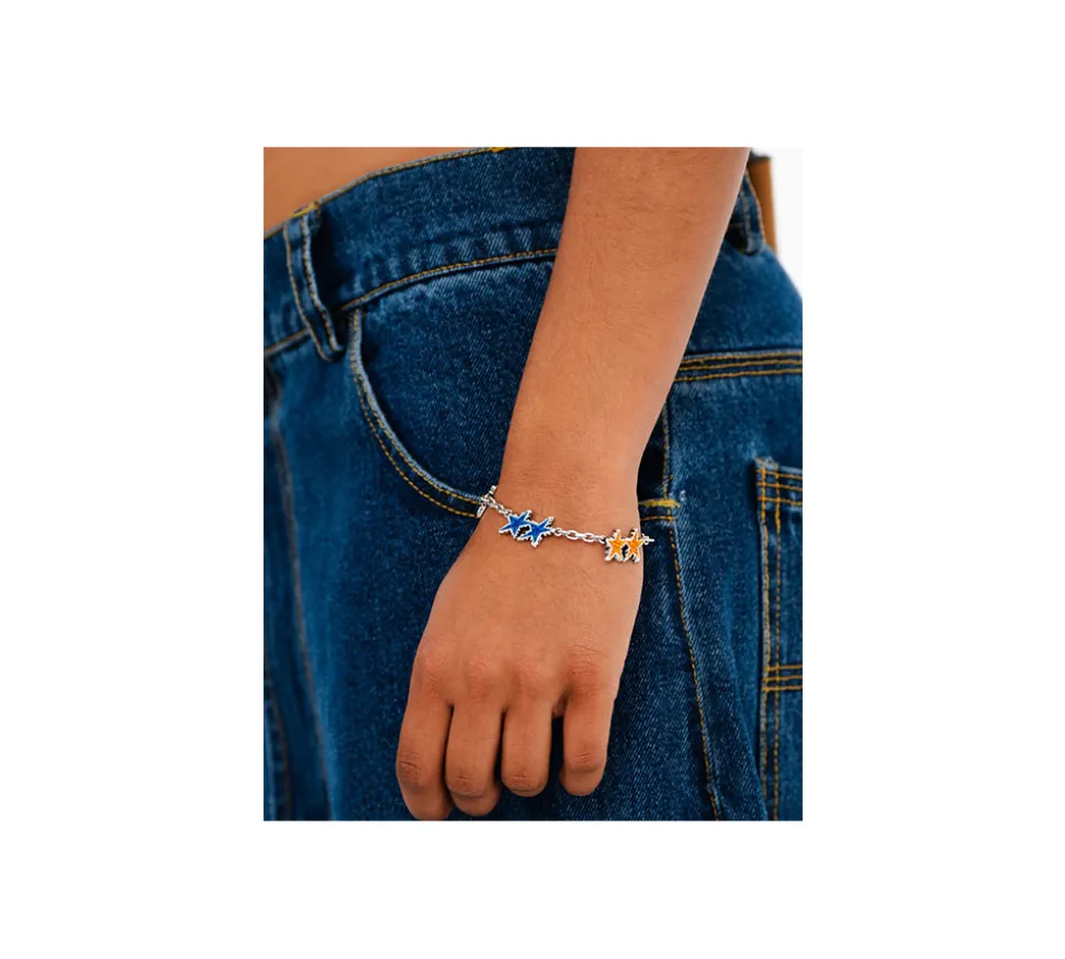 TwoJeys &&™ Melted Stars Bracelet - 12 Microns Silver Plated
