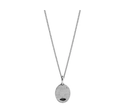 TwoJeys &&™ Midnight Necklace - 12 Microns Silver Plated
