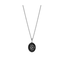 TwoJeys &&™ Midnight Necklace - 12 Microns Silver Plated