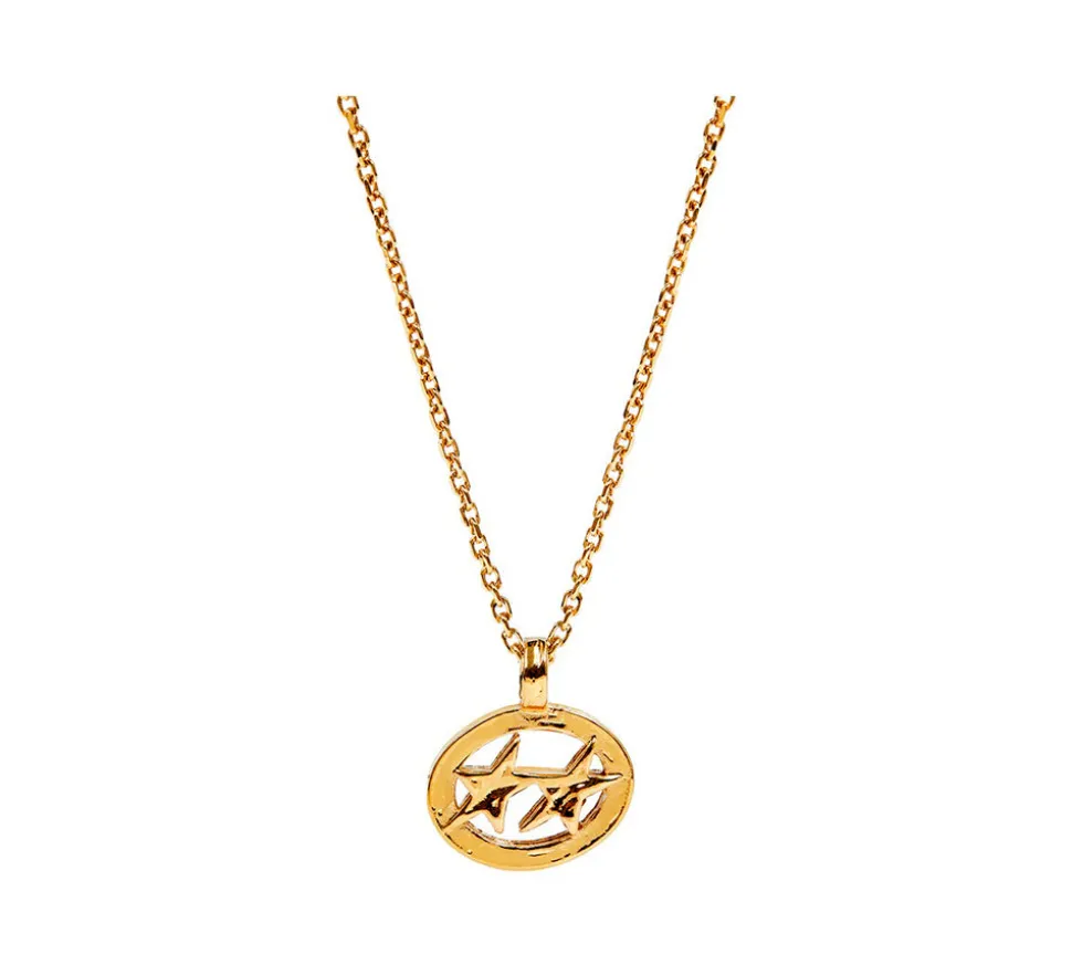 TwoJeys &&™ Superstar Necklace - High Quality 3 Micron Gold Bath