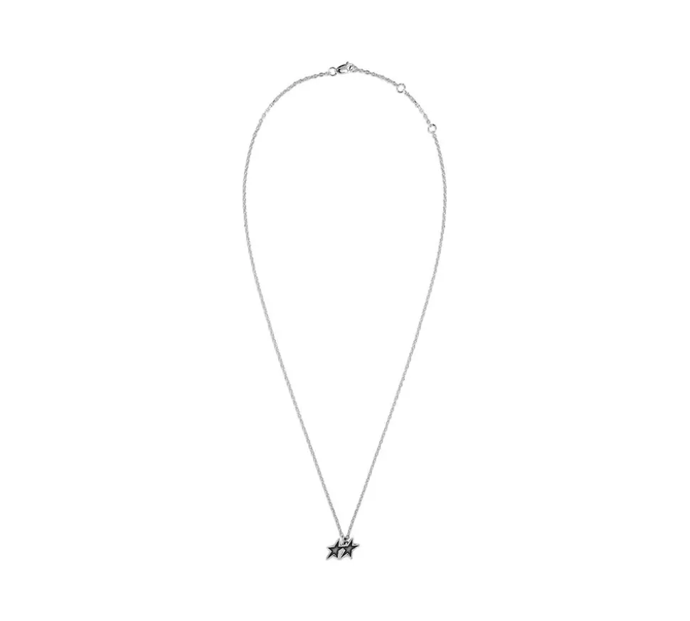 TwoJeys &&™ Tilted Necklace - 925 Sterling Silver