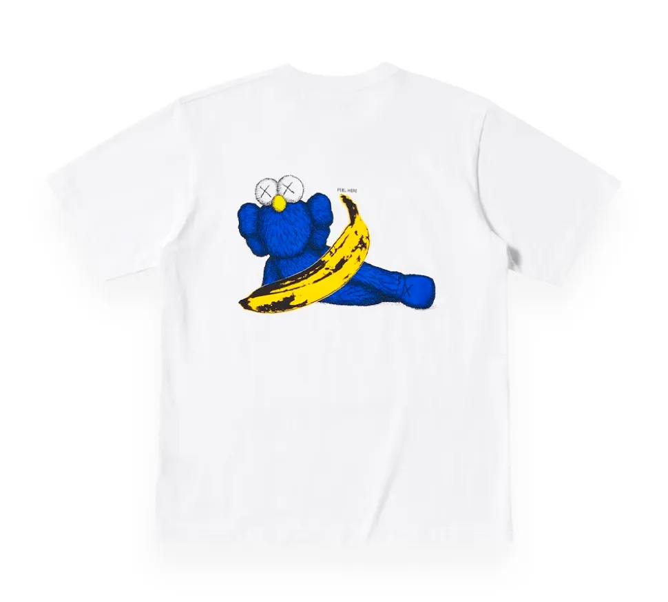 UNIQLO x KAWS + Warhol UT Graphic T-Shirt - White