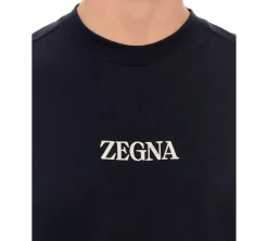 ZEGNA #UseTheExisting™ Cotton T-shirt - Navy